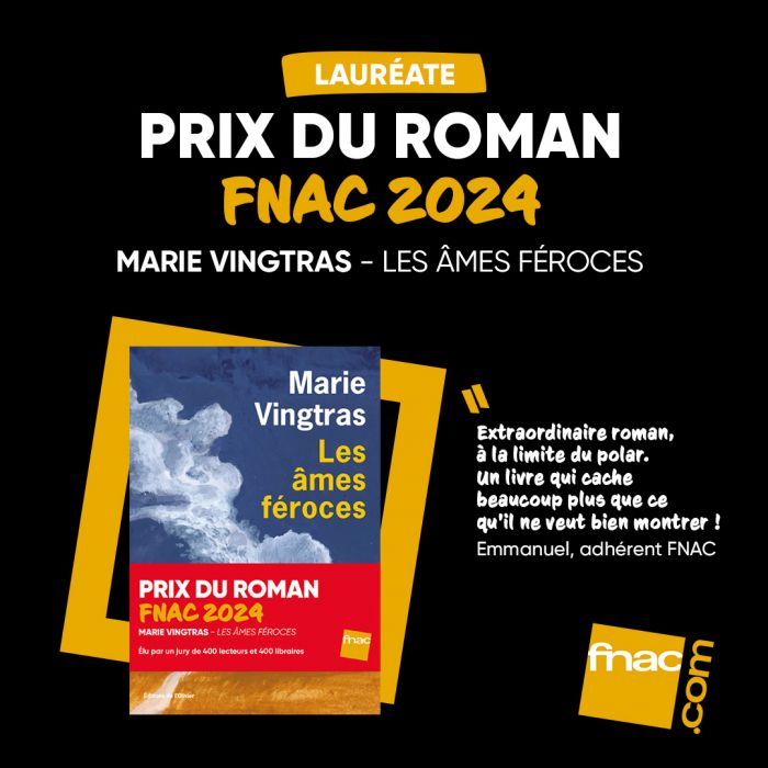 Marie Vingtras, lauréate du Prix Roman Fnac 2024 pour « Les âmes féroces »